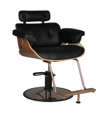 Frizerska stolica Madrid Black Dark