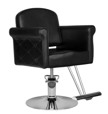 Frizerska stolica Oval Diamond Black