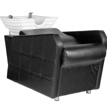 Frizerska stolica za pranje kose s umivaonikom Mini Black – prikaz 2