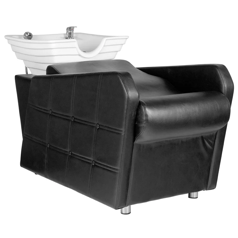 Frizerska stolica za pranje kose s umivaonikom Mini Black – prikaz 2