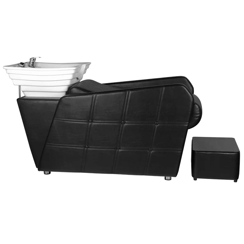 Frizerska stolica za pranje kose s umivaonikom Mini Black – prikaz 3