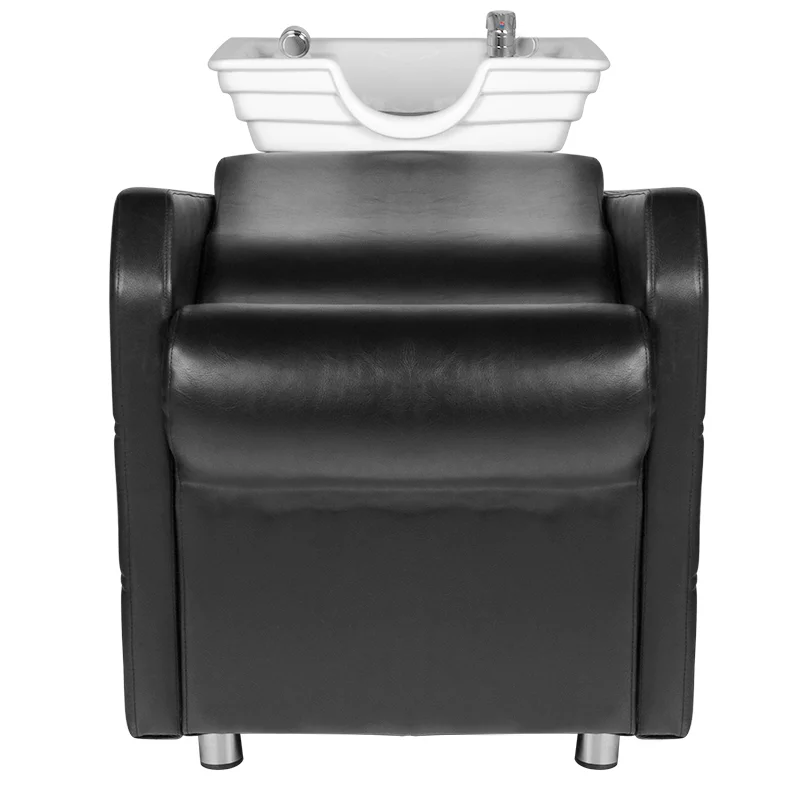 Frizerska stolica za pranje kose s umivaonikom Mini Black – prikaz 5