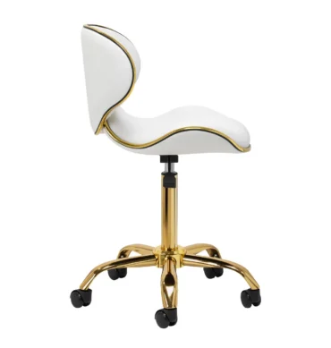 Kozmetička stolica FA141 Gold-White – prikaz 2