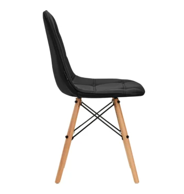 Stolica 4Rico QS-185 eko koža, crna – prikaz 2