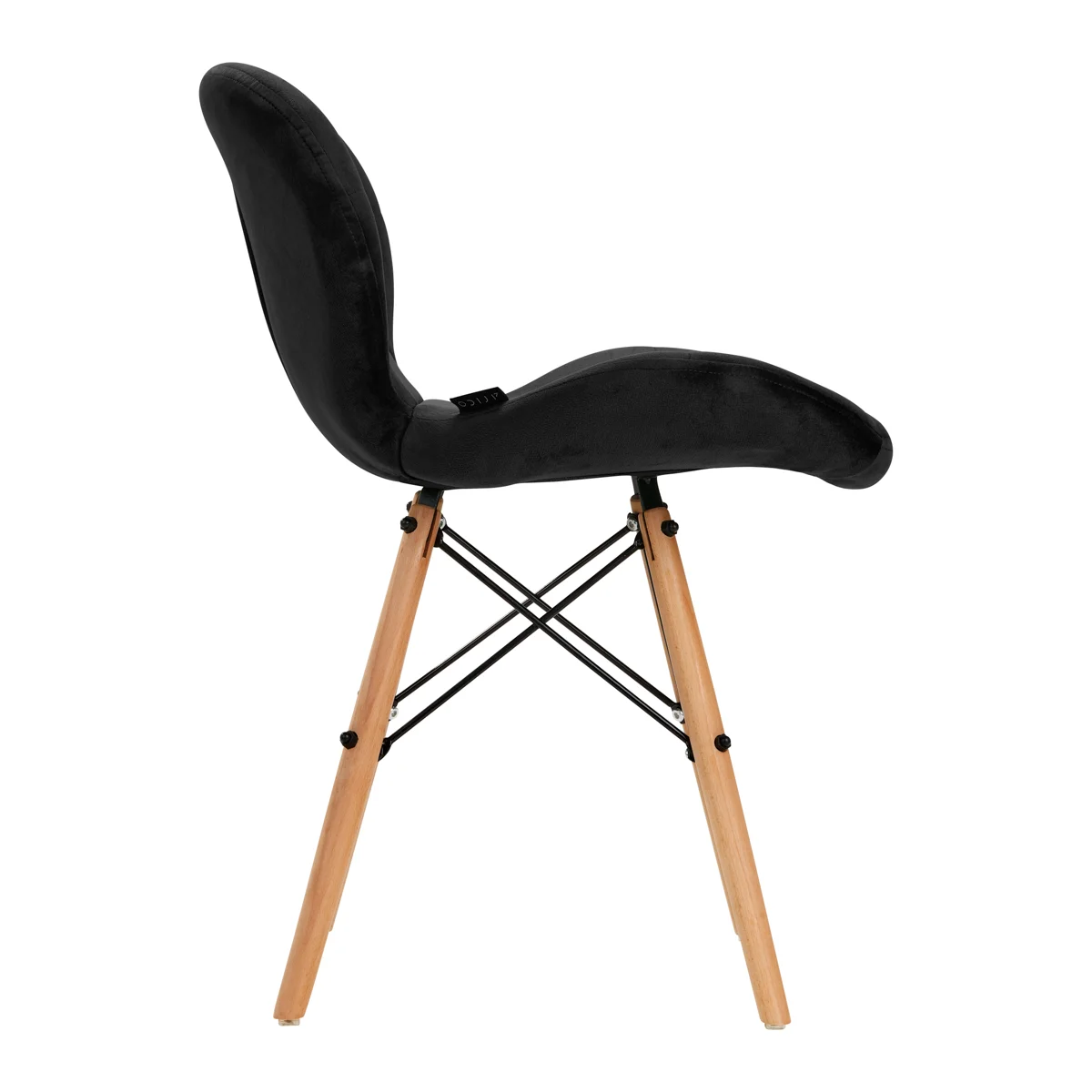 Stolica 4Rico QS-186, crni baršun – prikaz 2
