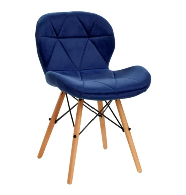 Stolica 4Rico QS-186, tamnoplavi baršun