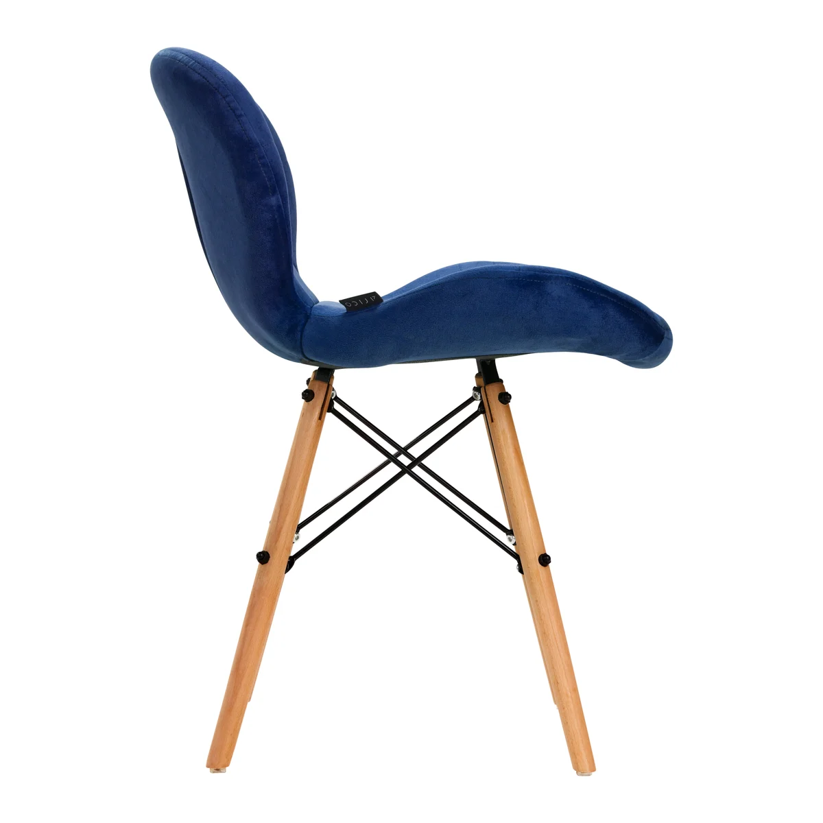 Stolica 4Rico QS-186, tamnoplavi baršun – prikaz 2