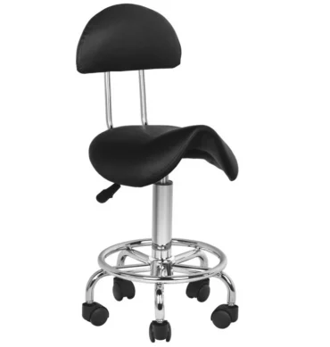 Stolica sedlo s naslonom FA951, crna