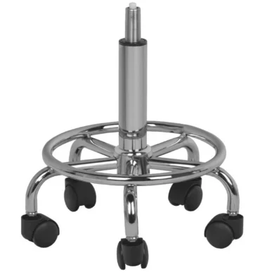 Stolica sedlo s naslonom FA951, crna – prikaz 2