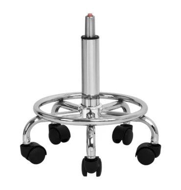 Stolica sedlo s naslonom FA951, siva – prikaz 2