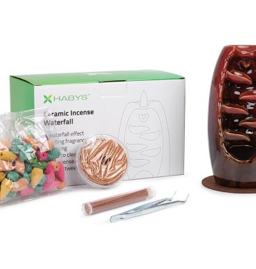 Keramička kadionica Waterfall ,  crvena