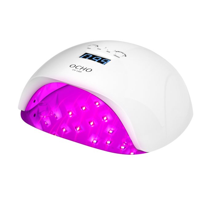 UV LED lampa OCHO X13 65W,  bijela sa zrcalnim dnom +  opcija terapije crvenim svjetlom - Slika 10