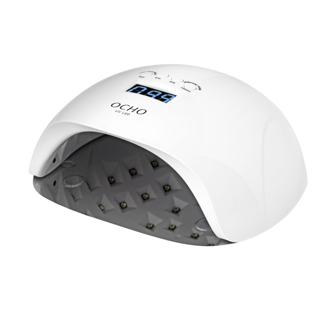 UV LED lampa OCHO X13 65W,  bijela sa zrcalnim dnom +  opcija terapije crvenim svjetlom - Slika 11