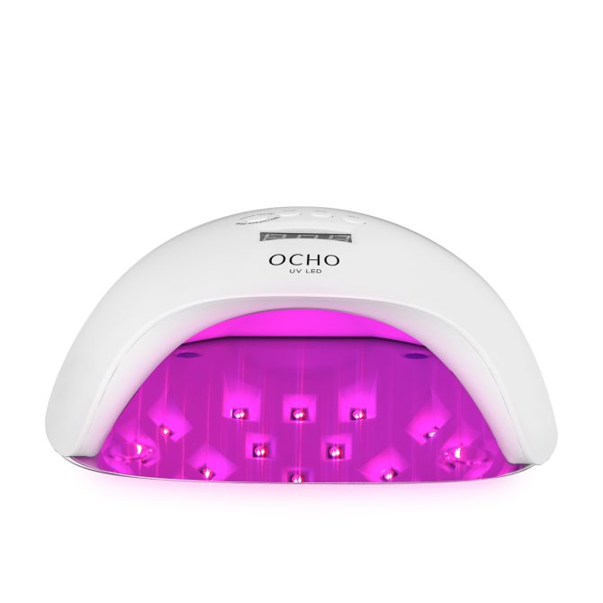 UV LED lampa OCHO X13 65W,  bijela sa zrcalnim dnom +  opcija terapije crvenim svjetlom - Slika 12