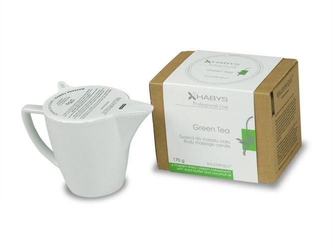 Masažna svijeća Green tea 170 g