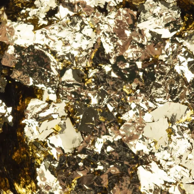 Metalik Alu flakes gold - Slika 2