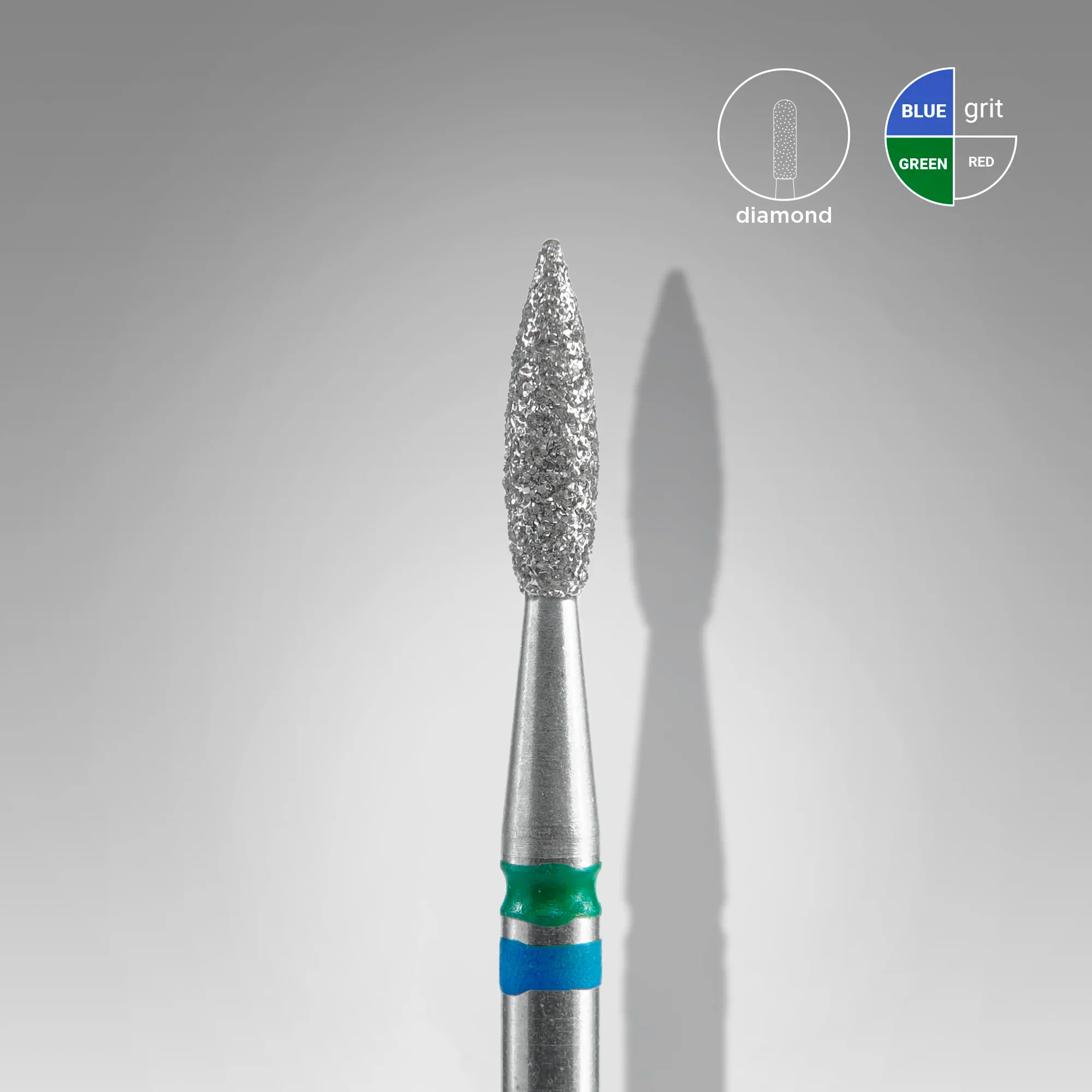 Dijamantni nastavak Plamen duo Blue Green 8 mm