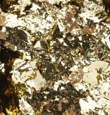 Metalik Alu flakes gold – prikaz 2