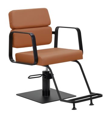 Frizerska stolica Porto , black orange