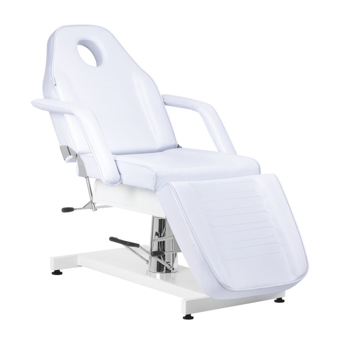 Hidraulička kozmetička stolica Sillon 2 - hladno bijela - Slika 2