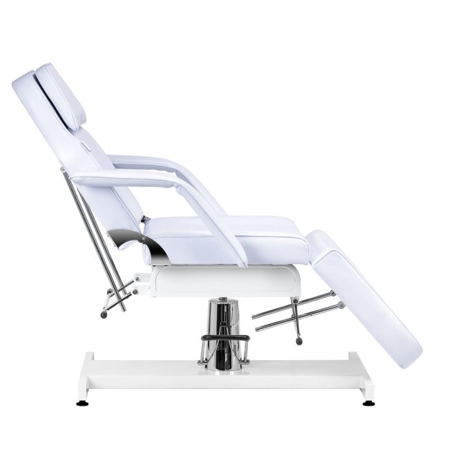 Hidraulička kozmetička stolica Sillon 2 - hladno bijela - Slika 4