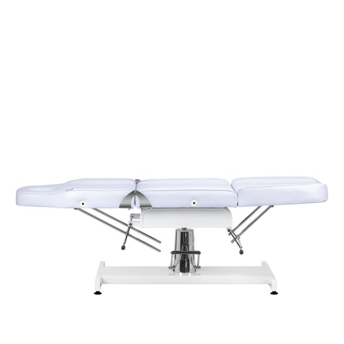 Hidraulička kozmetička stolica Sillon 2 - hladno bijela - Slika 7