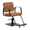 Frizerska stolica Porto , black orange