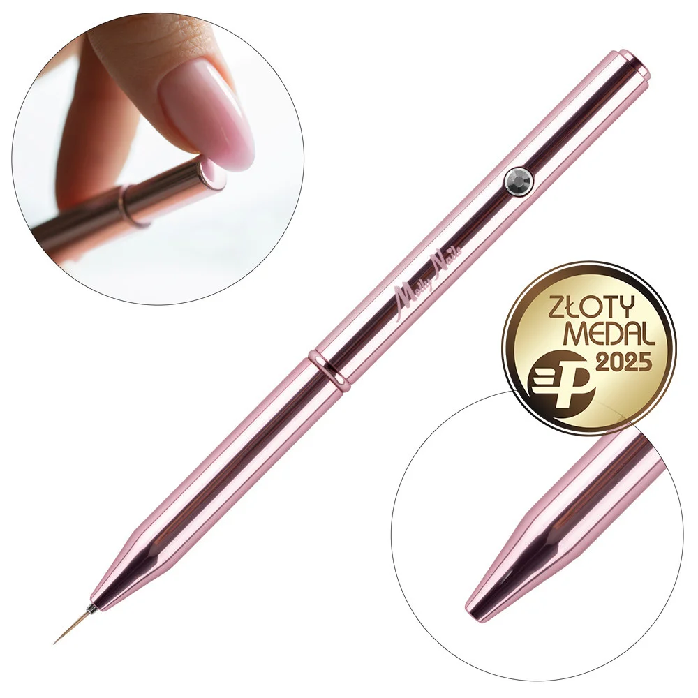 Pro Nail Art kist slim rose gold 9 mm