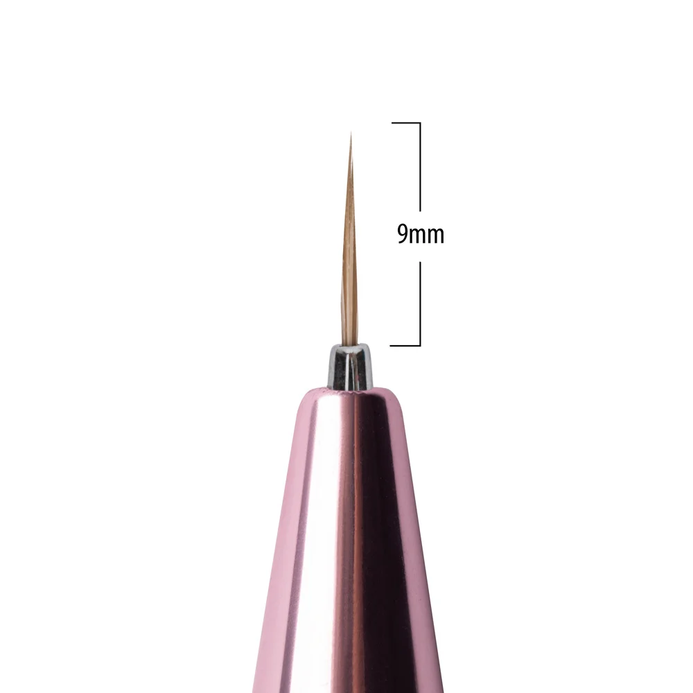 Pro Nail Art kist slim rose gold 9 mm – prikaz 2