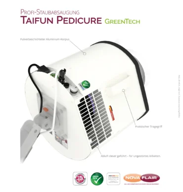 Taifun pedicure - profesionalni usisavač prašine za pedikuru – prikaz 2
