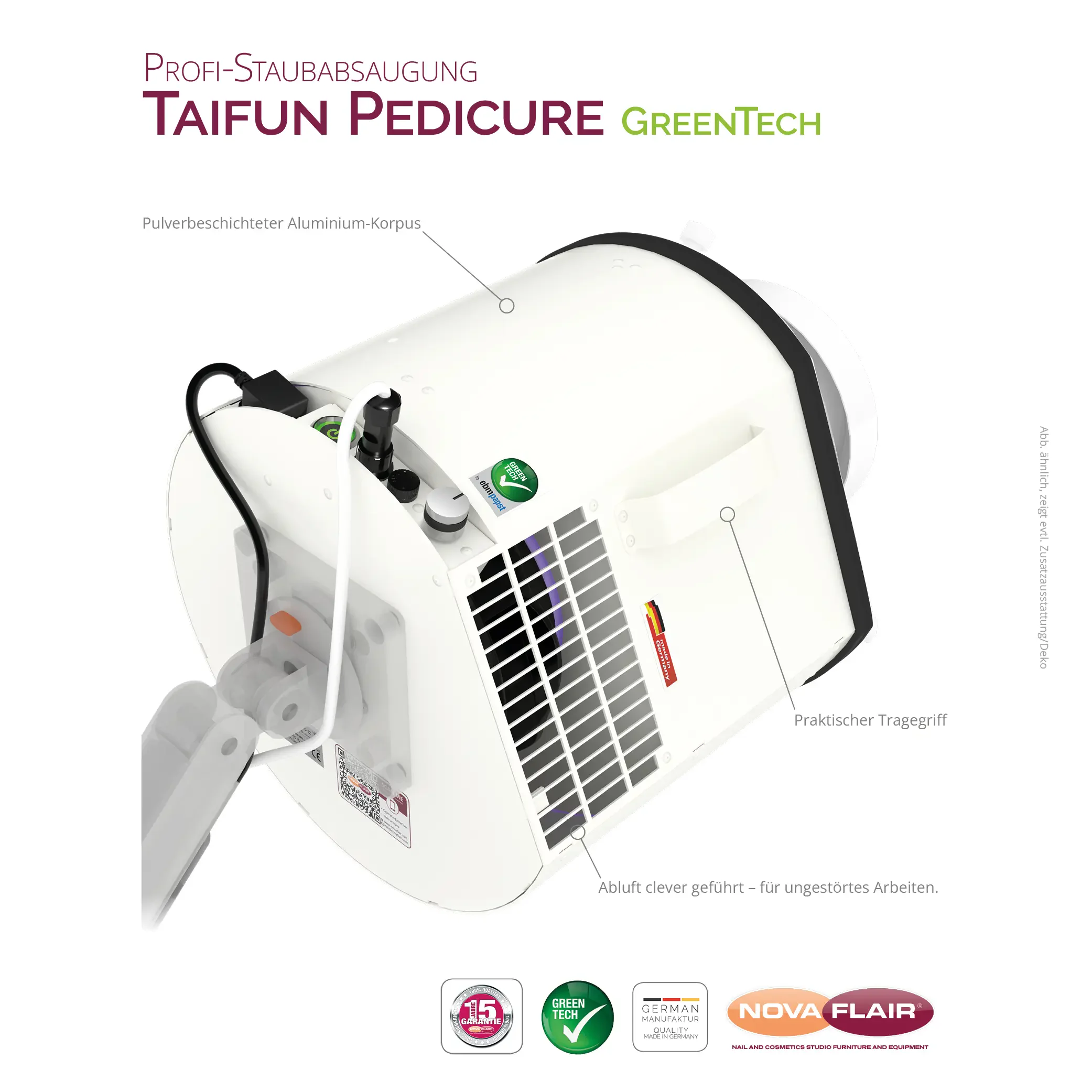 Taifun pedicure - profesionalni usisavač prašine za pedikuru – prikaz 2