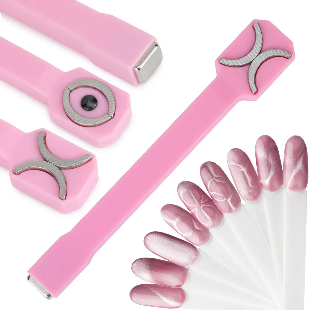 Cat eye magnet dvostrani Pink