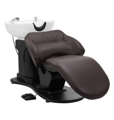 Frizerska električna stolica za pranje kose ECHO, brown