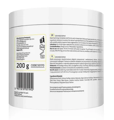 Apis maska CERAMIDE REPAIR Umirujuća maska od algi s ceramidima i beta glukanom 200 g – prikaz 2