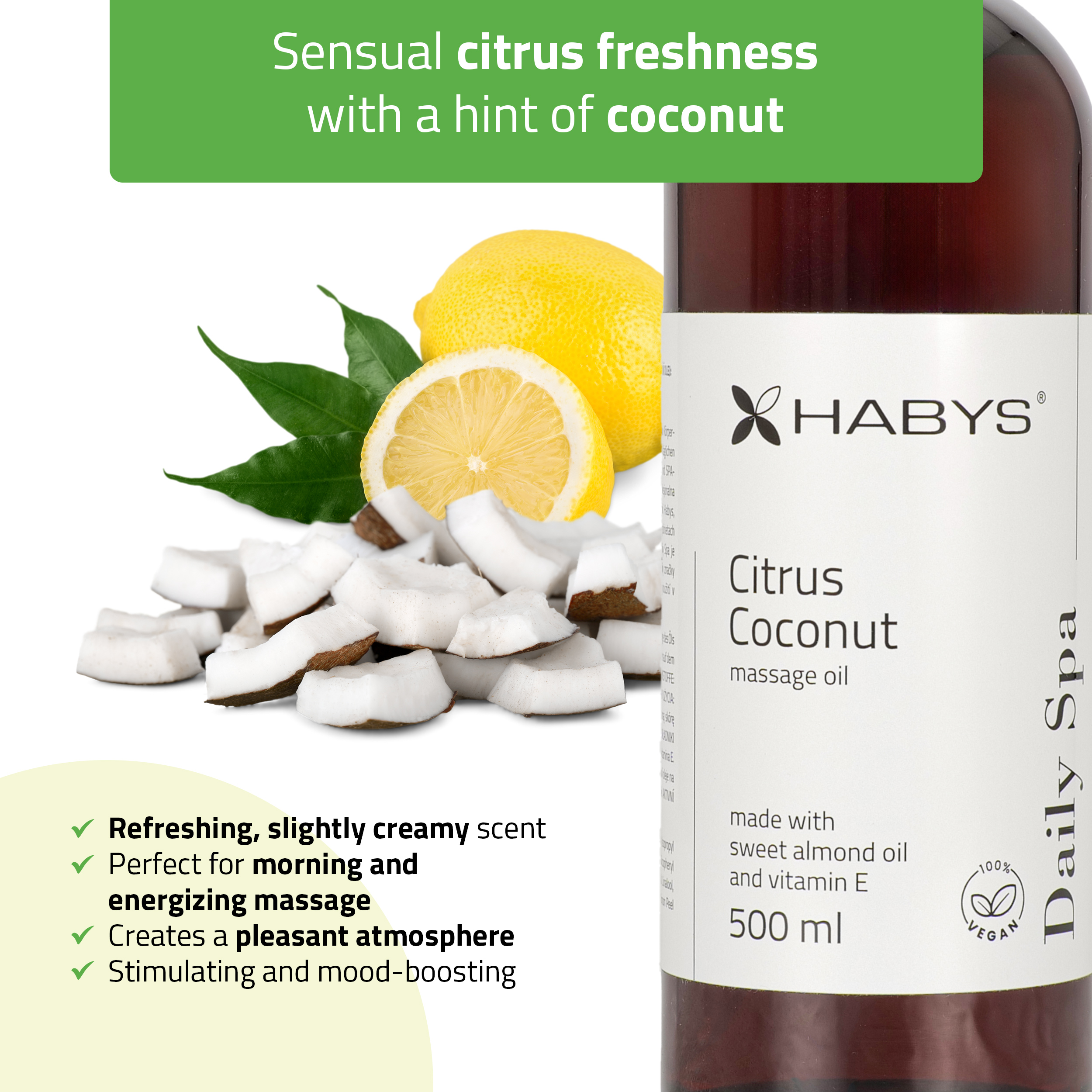 Ulje za masažu Citrus/Coconut, 500 ml - Slika 5