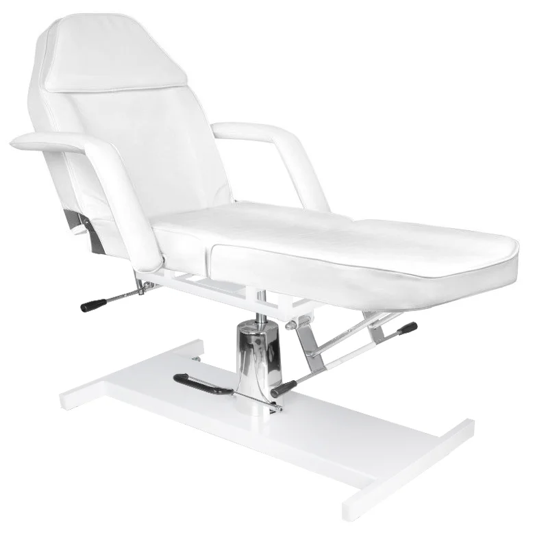 Hidraulična kozmetička stolica Basic white – prikaz 3