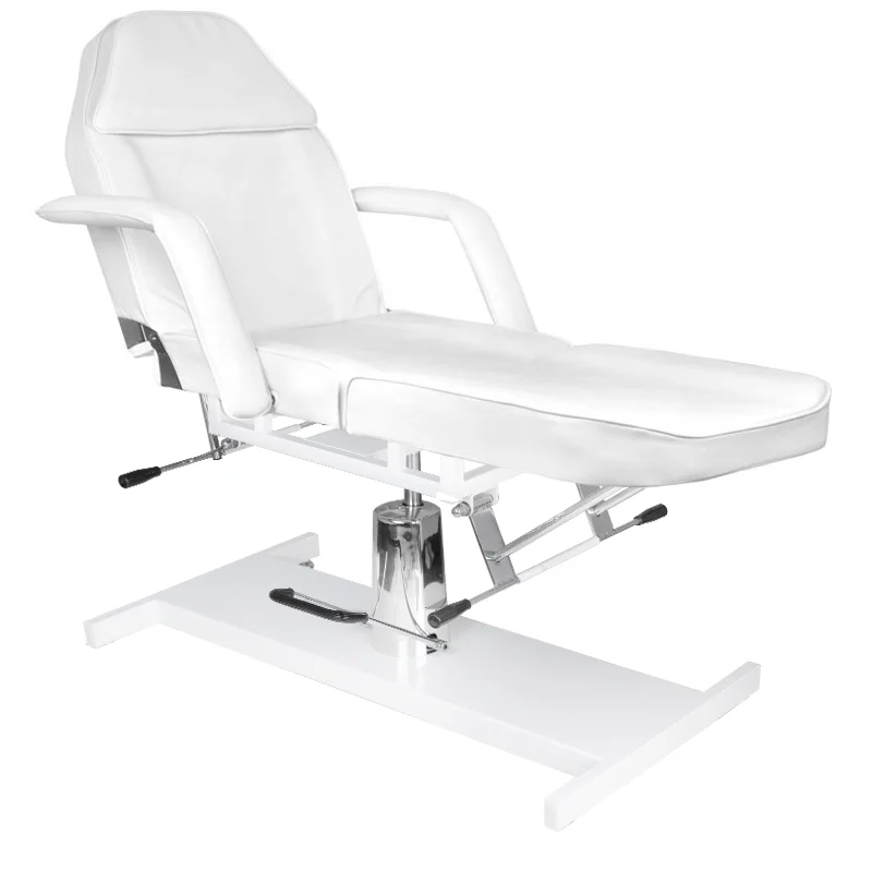 Hidraulična kozmetička stolica Basic white – prikaz 4