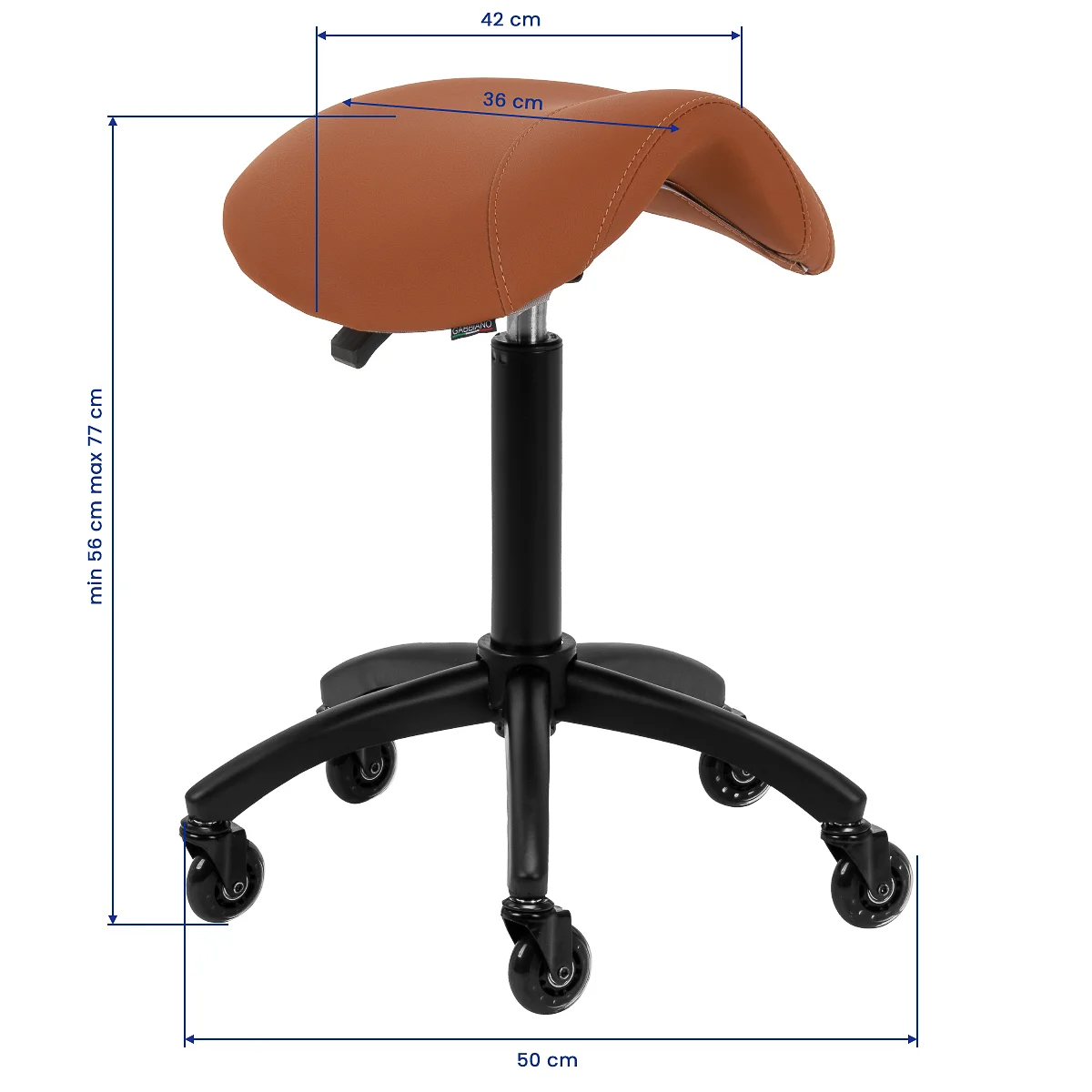 Stolica sedlo GB32, brown – prikaz 9
