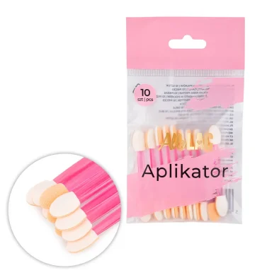 Dvostrani aplikator za nail art - pink, 10 kom.