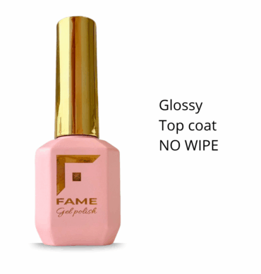 Glossy NO WIPE Top Coat - 10 ml