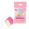 Dvostrani aplikator za nail art - pink, 10 kom.