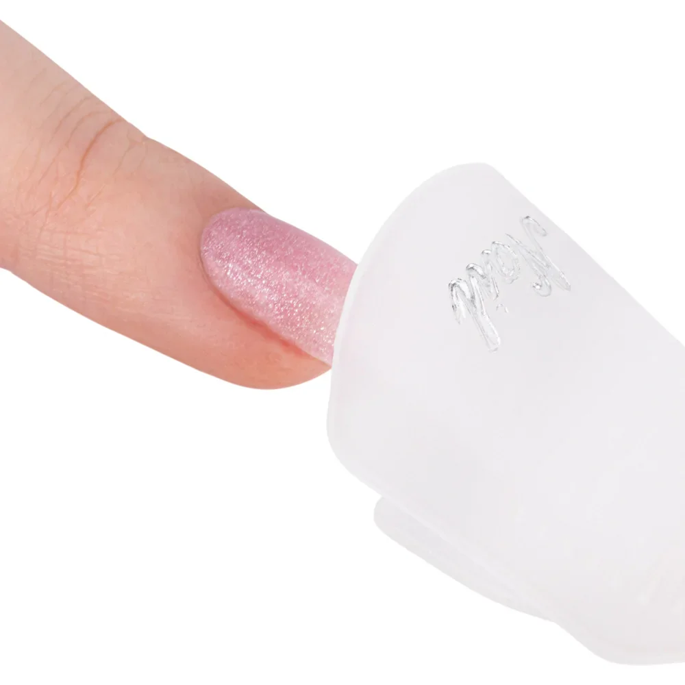 Plastične kvačice za uklanjanje soak off gelova - prozirne, 10 kom. – prikaz 2