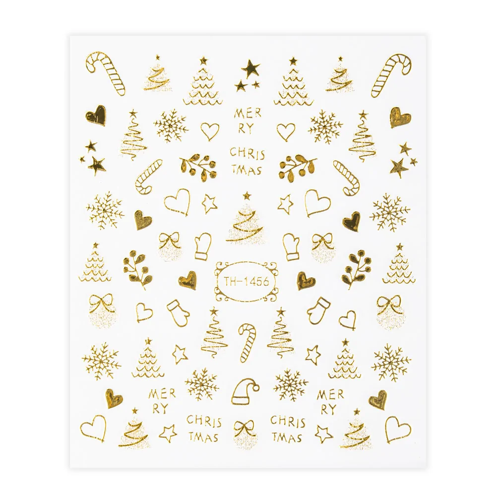 Samoljepljive naljepnice Gold Christmas - Slika 3