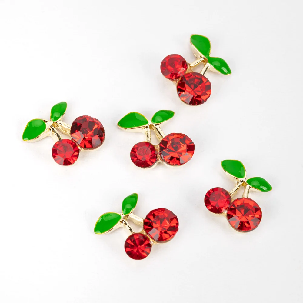 Set ukrasa za nokte Cherry - 30 kom - Slika 3
