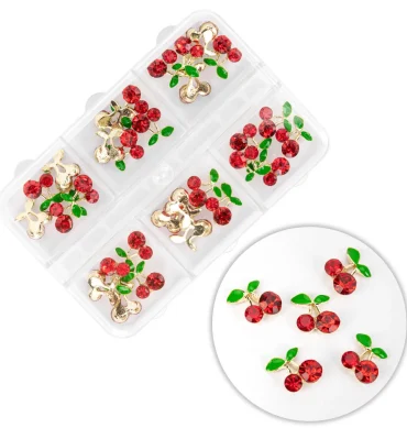 Set ukrasa za nokte Cherry - 30 kom