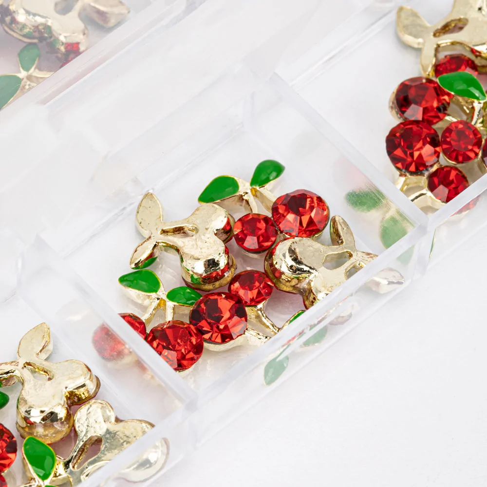 Set ukrasa za nokte Cherry - 30 kom - Slika 4