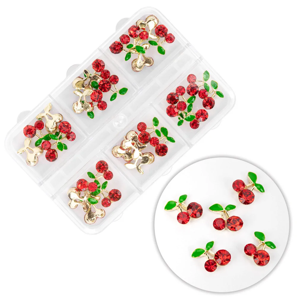 Set ukrasa za nokte Cherry - 30 kom