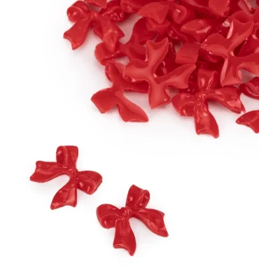 Ukrasi za nokte mašnice 3D crvene - 100 kom