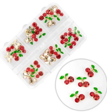 Set ukrasa za nokte Cherry - 30 kom