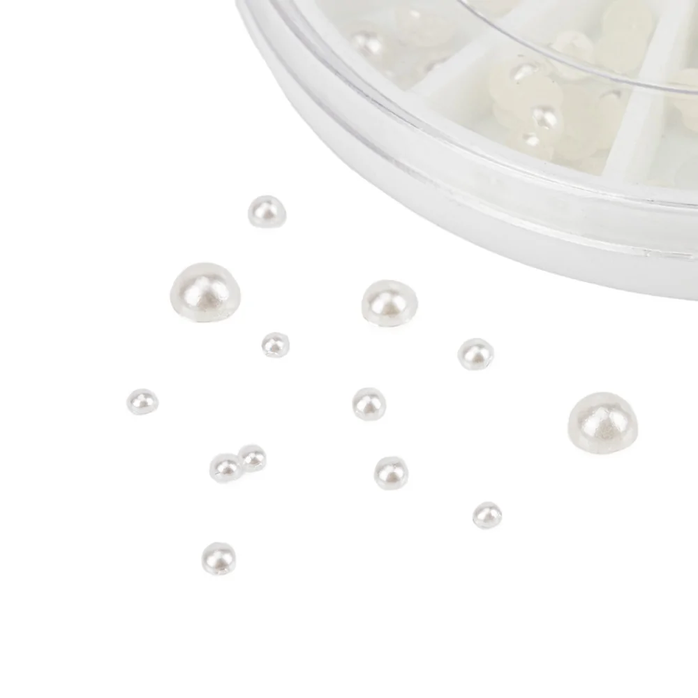 Ukrasi za nokte – biseri, mix veličina, cca 370 komada - Slika 2